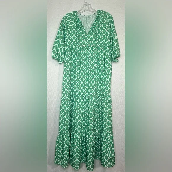 Bohemian Beauty Green Maxi - Picture 2 of 8